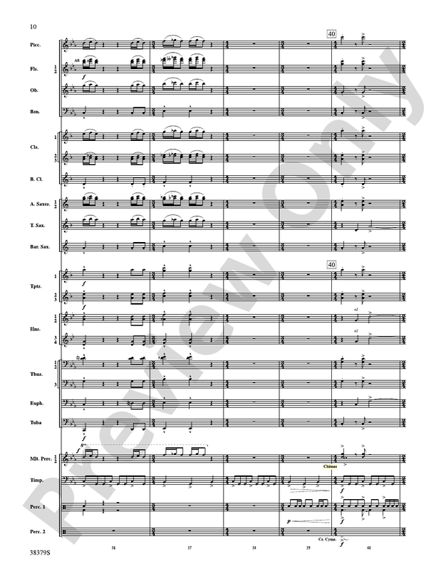 Vision Quest Concert Band Conductor Score & Parts Vince Gassi