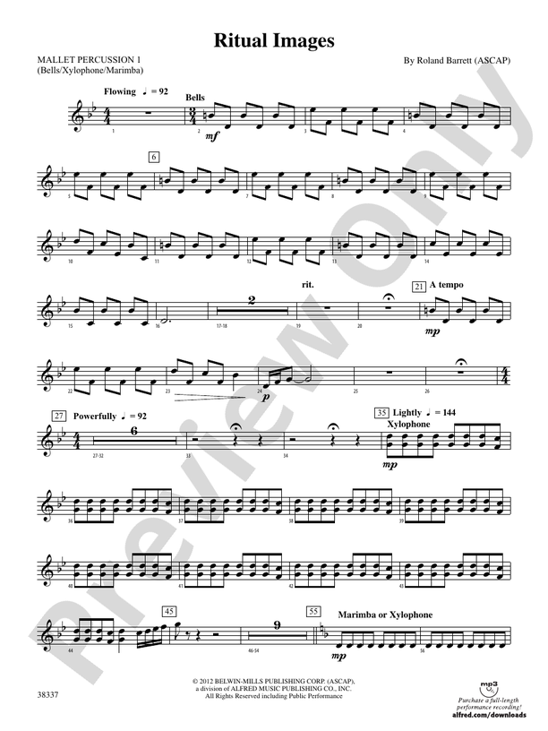Ritual Images Mallets Mallets Part Digital Sheet Music Download