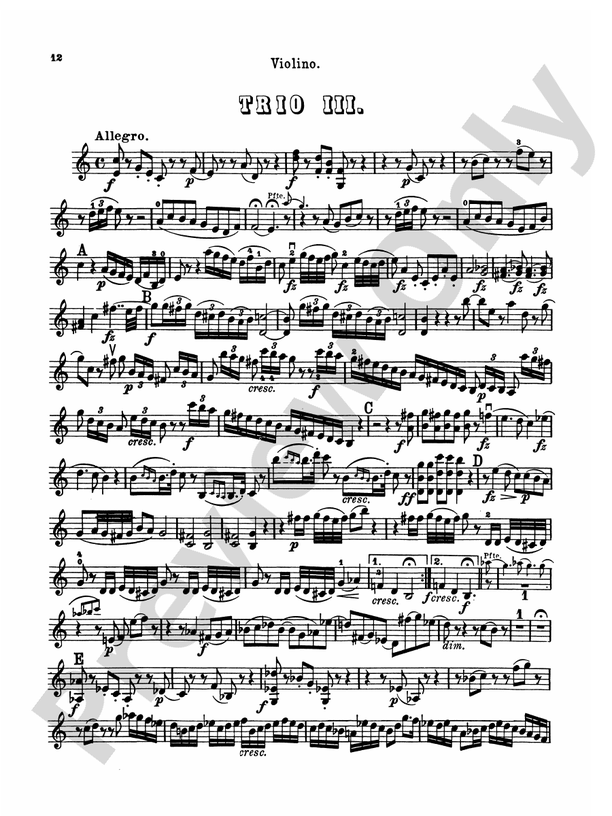 楽譜　ベートーヴェン トリオ I (Trios 1-6) 楽譜 ベートーヴェン トリオ I (Trios 1-6)