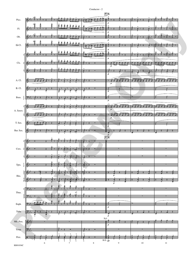 FiddleFaddle Concert Band Conductor Score & Parts Leroy Anderson