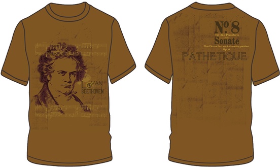Beethoven Sonate No. 8 T-Shirt (Small)