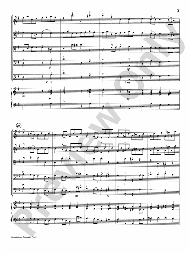 Brandenburg Concerto No. 3