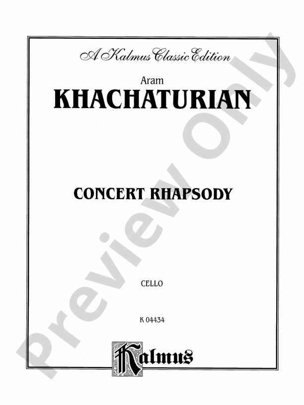 Khachaturian: Concert Rhapsody