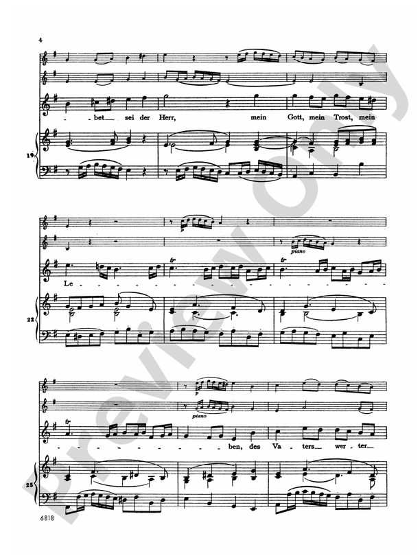 Bach: Soprano Arias from Church Cantatas, Volume III (German)