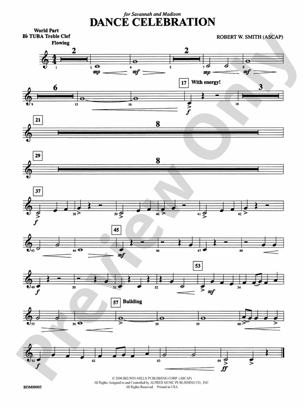 Dance Celebration: (wp) B-flat Tuba T.C.: (wp) B-flat Tuba T.C. World ...