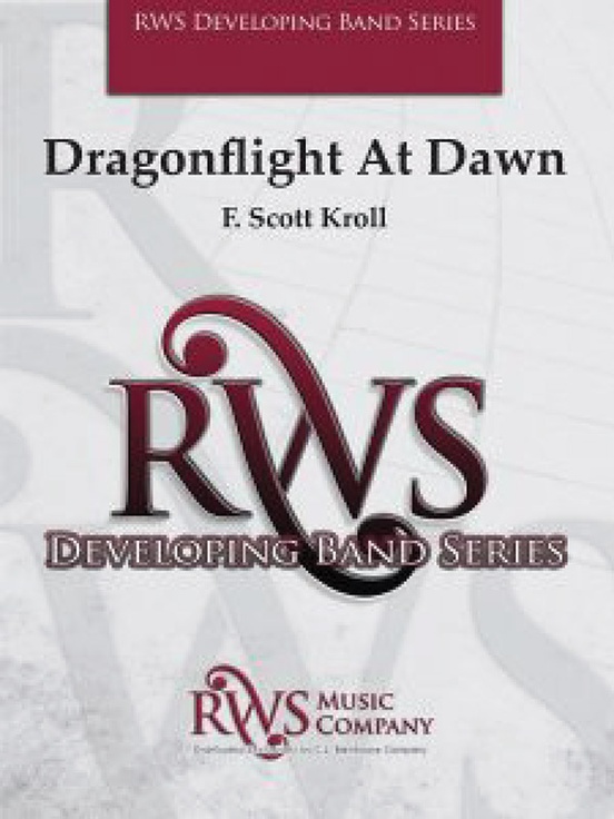 Dragonflight at Dawn Concert Band Oversized Conductor Score F. Scott