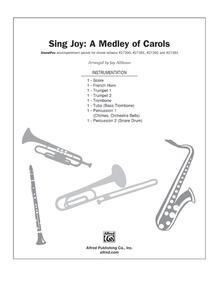 Sing Joy: A Medley of Carols: 1st Trombone