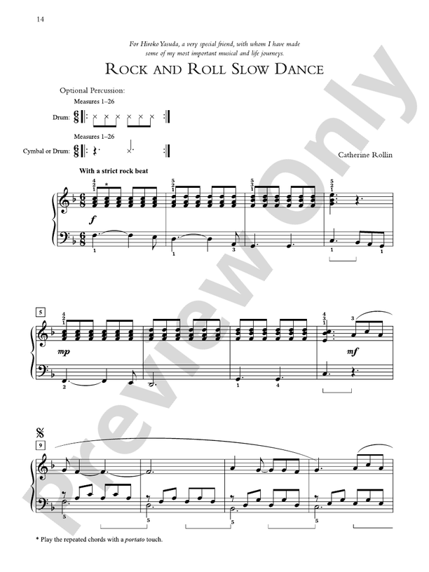 Rock and Roll Slow Dance - Piano Solo