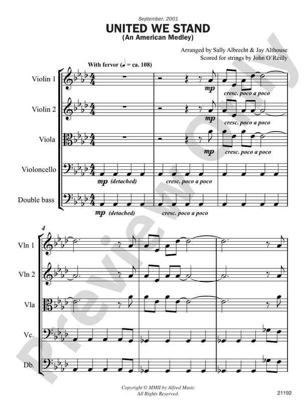 United We Stand (An American Medley)