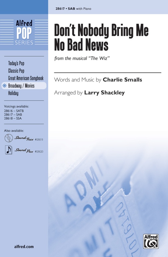 Don't Nobody Bring Me No Bad News