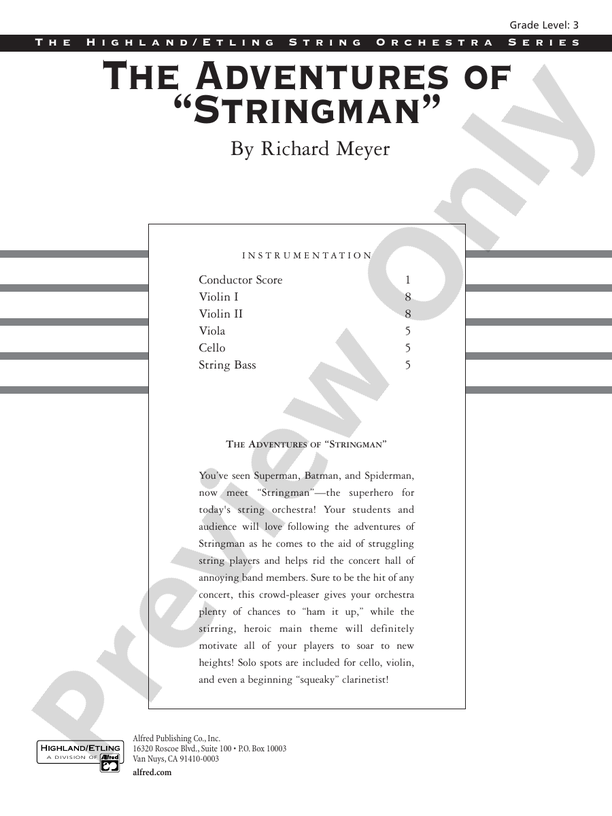 Stringman Instrument The Adventures of