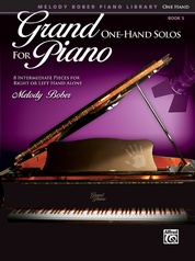 Grand One-Hand Solos for Piano, Book 5: 8 Intermediate Pieces for Right or Left Hand Alone