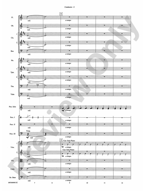 Chopstix Variations (with Opt. Piano Solo) Full Orchestra Conductor Score & Parts Digital