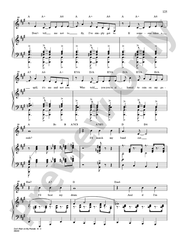 Don't Rain on My Parade (From "Funny Girl") Voice Jule Styne