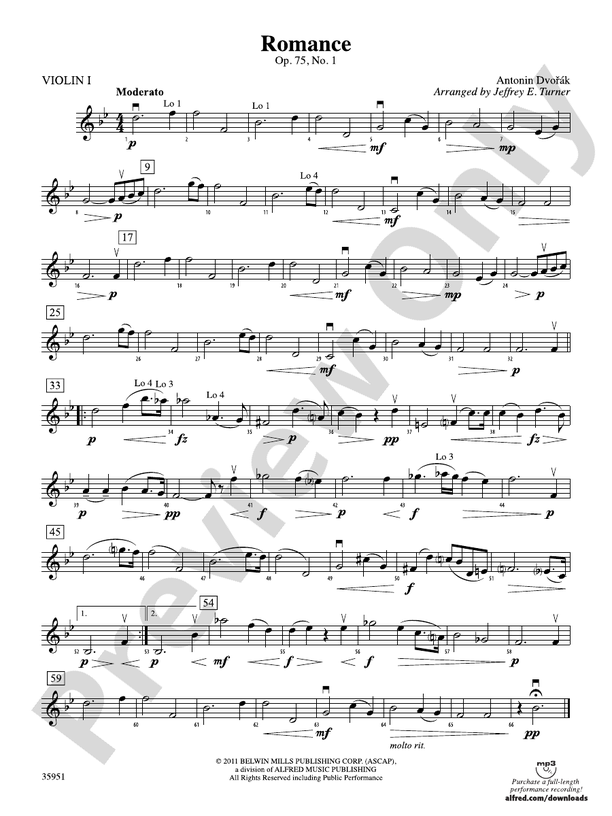 Romance, Op.44 No. 1 Sheet Music | Anton Rubinstein | Cello Solo