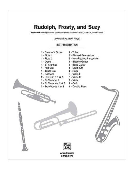 Rudolph, Frosty, and Suzy