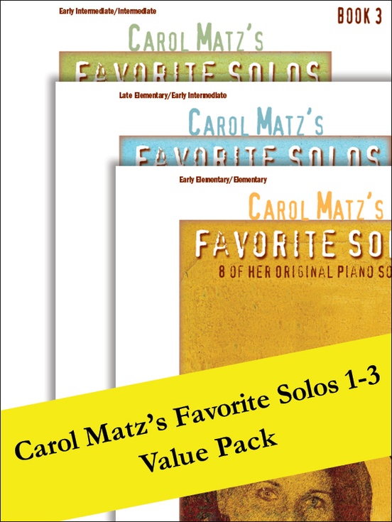 Carol Matz's Favorite Solos 1-3 (Value Pack)