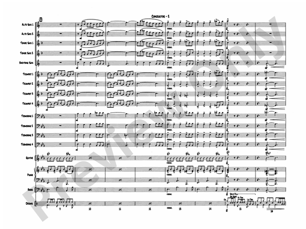 Blue Rondo ala Turk: Jazz Ensemble Conductor Score & Parts - Digital ...