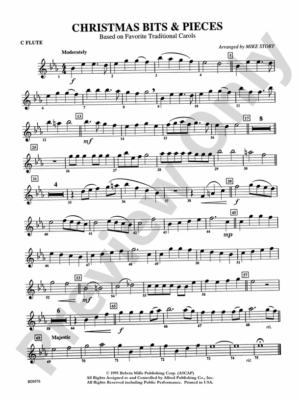 Christmas Carols Flute 