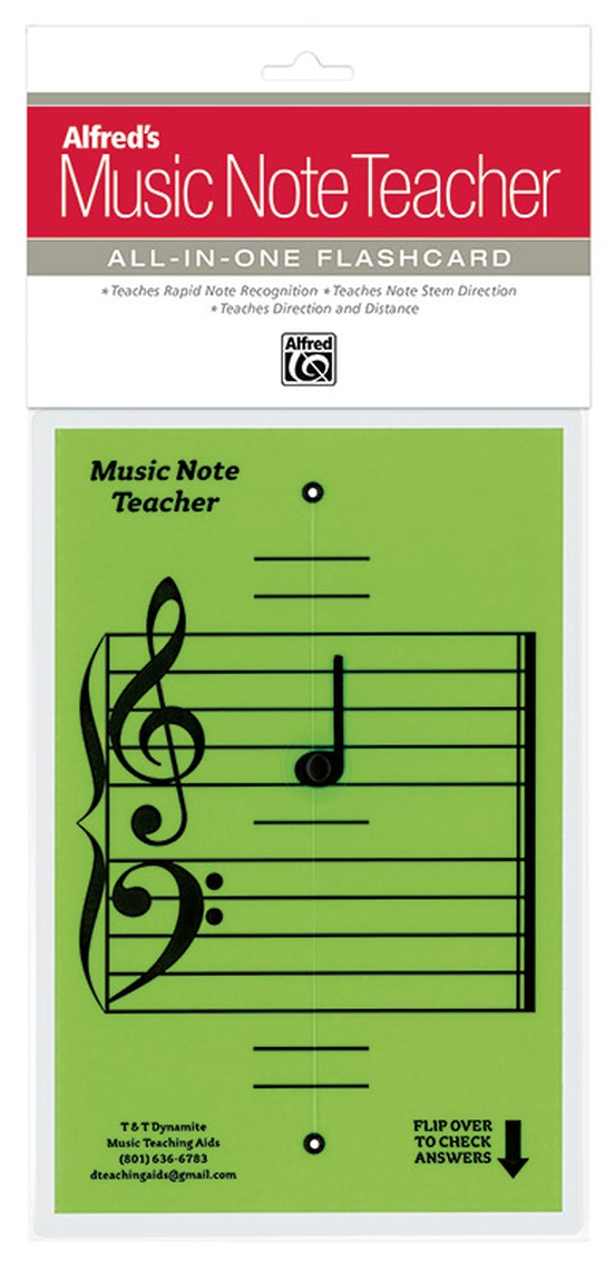 Alfred's Music Note Teacher: All-In-One Flashcard (Green)