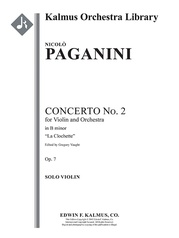 Concerto for Violin No. 2 in B minor, Op. 7: 'La Clochette' (La Campanella)