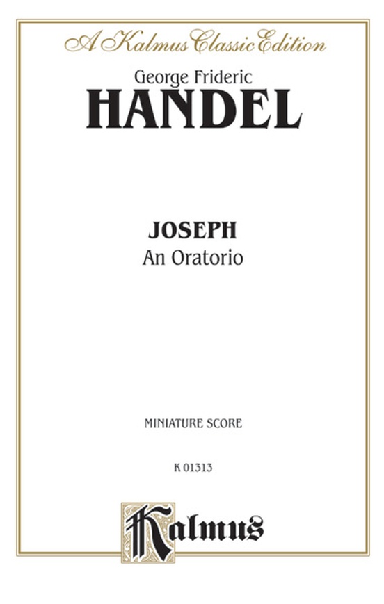 Joseph (1744), An Oratorio