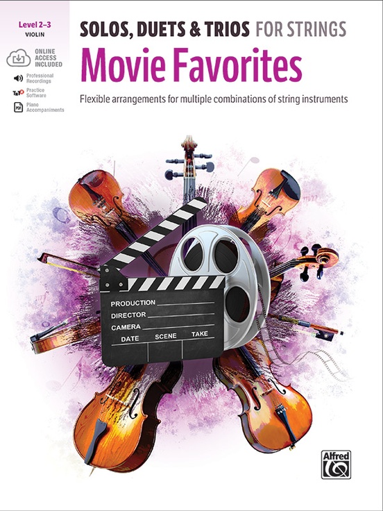 Solos, Duets & Trios for Strings: Movie Favorites