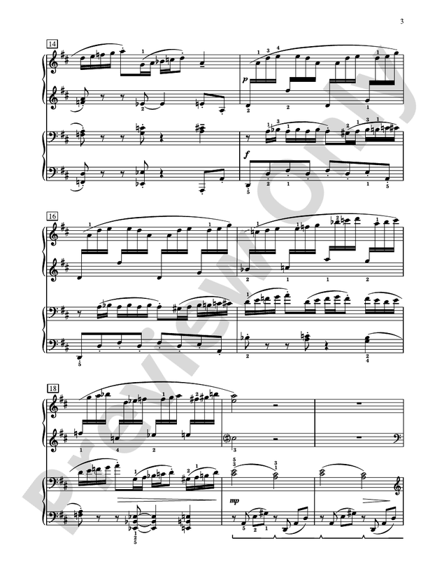 Concertino in D Major - Piano Duo (2 Pianos, 4 Hands)