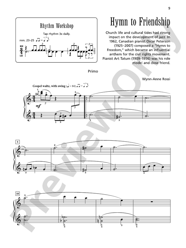 Hymn to Friendship - Piano Duet (1 Piano, 4 Hands)