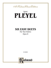 Six Easy Duets, Opus 8