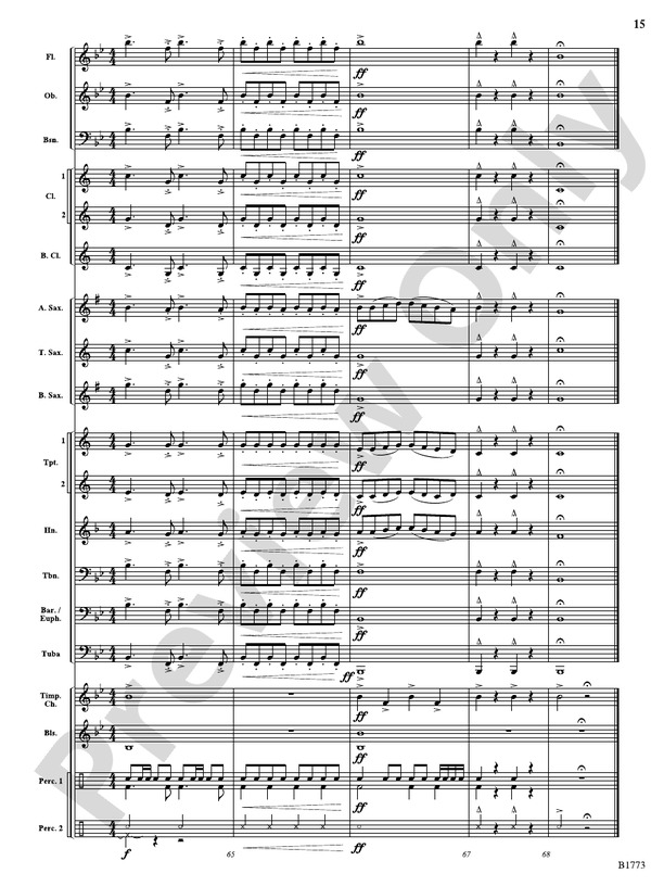Masters of the Symphony: Score: Concert Band Score - Digital Sheet