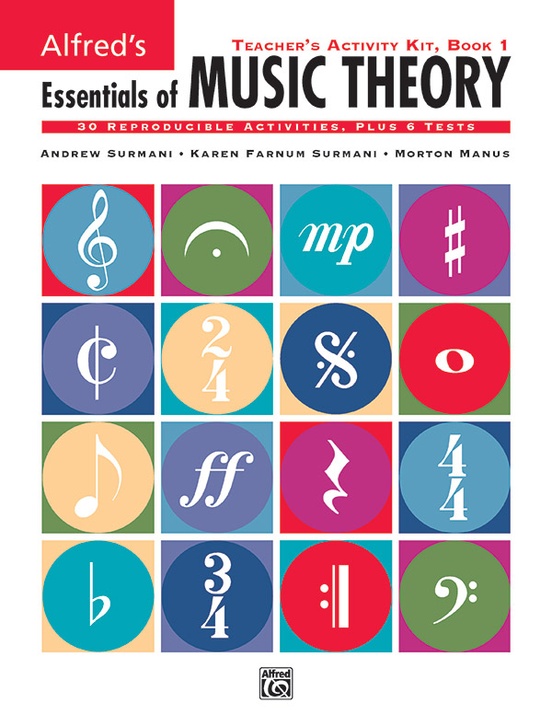 Alfred's Essentials of Music Theory: Teacher's Activity Kit, Book 1