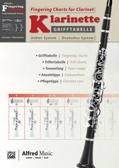 Grifftabelle Klarinette (Deutsch) - Fingering Charts for Clarinet (Oehler)
