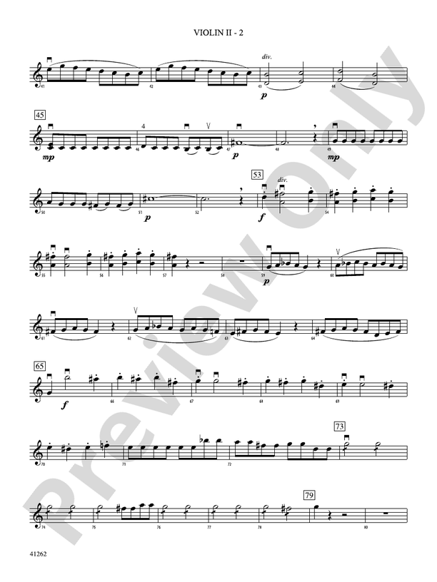 Cosi Fan Tutte: 2nd Violin