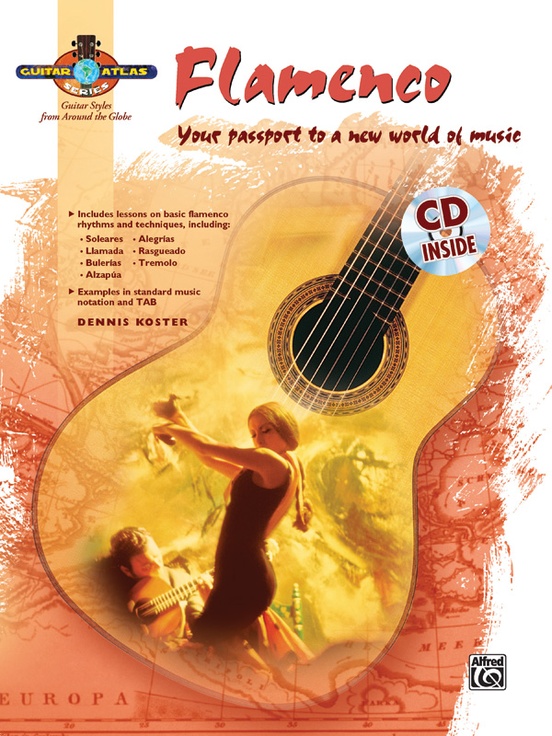 Guitar Atlas Flamenco Guitar Book Amp Cd