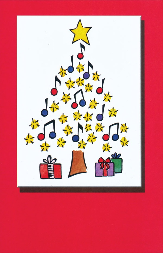 Schaum Recital Programs (Blank) #59: Christmas Note Tree