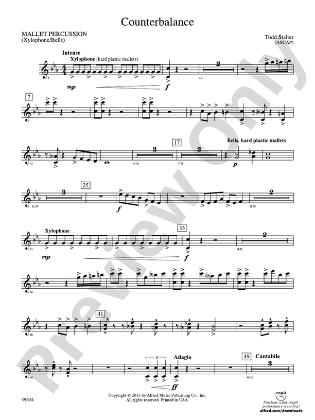 Counterbalance Mallets Mallets Part Digital Sheet Music Download