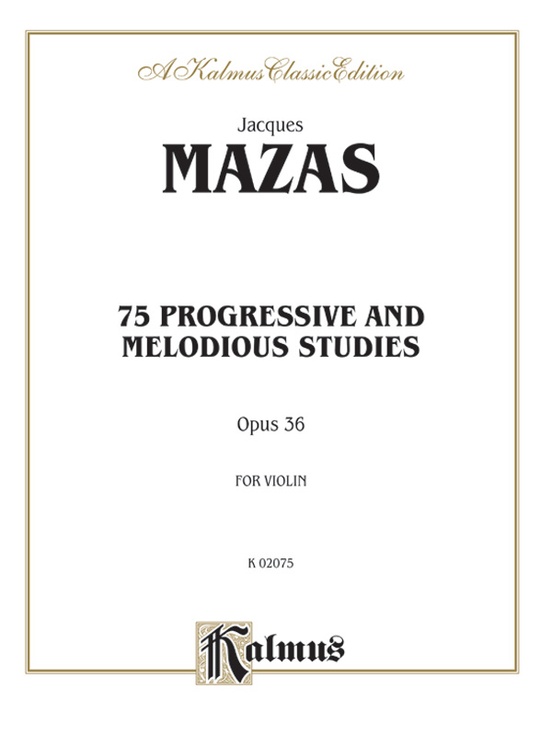 75 Progressive and Melodious Studies, Opus 36