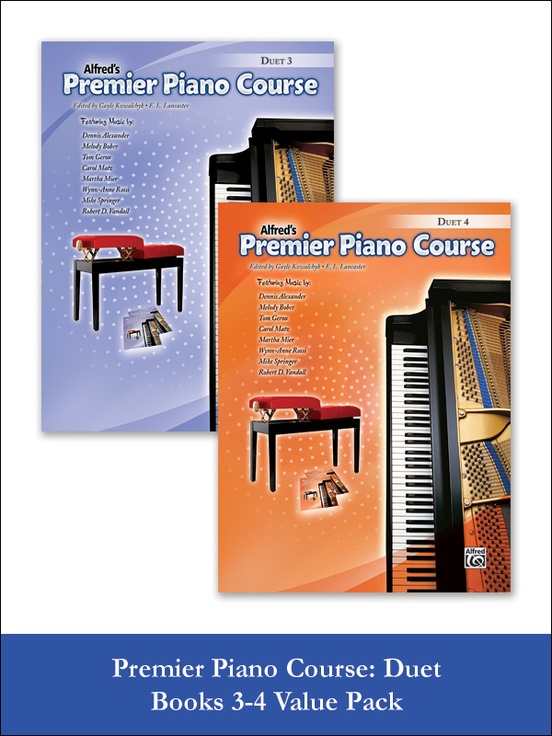 Premier Piano Course Duet 3 & 4 (Value Pack)