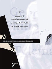 Concerto à 4 Violini concertati G-Dur TWV 40:201