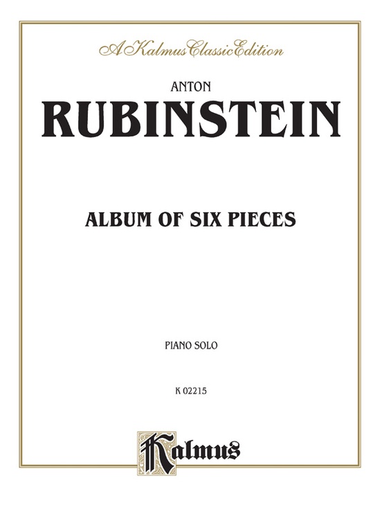 Rubinstein: Selected Pieces for Piano