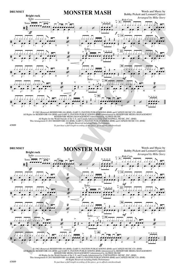 Monster Mash: Drums
