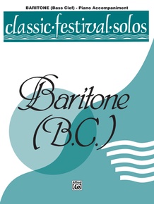 Classic Festival Solos (Baritone B.C.), Volume 2 Piano Acc.