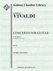 Concerto for Guitar in D, RV 93 (Lute)