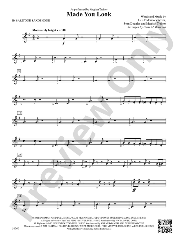 Made You Look - Meghan Trainor worksheet