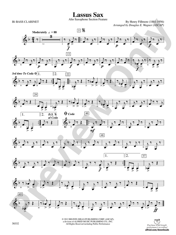 Lassus Sax: B-flat Bass Clarinet