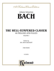 Bach: The Well-Tempered Clavier (Volume I) (Ed. Hans Bischoff)