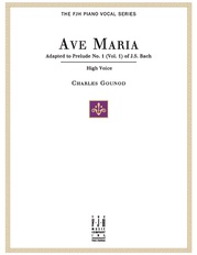 Ave Maria, For High Voice and Piano