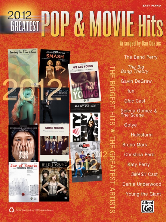 2012 Greatest Pop & Movie Hits