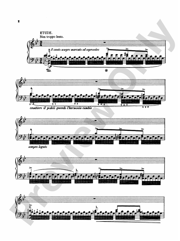 Liszt Paganini Etudes Piano Book Franz Liszt Digital Sheet Music Download